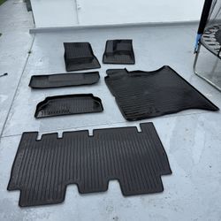 2024 Tesla Model X All Weather Mats Full Set 