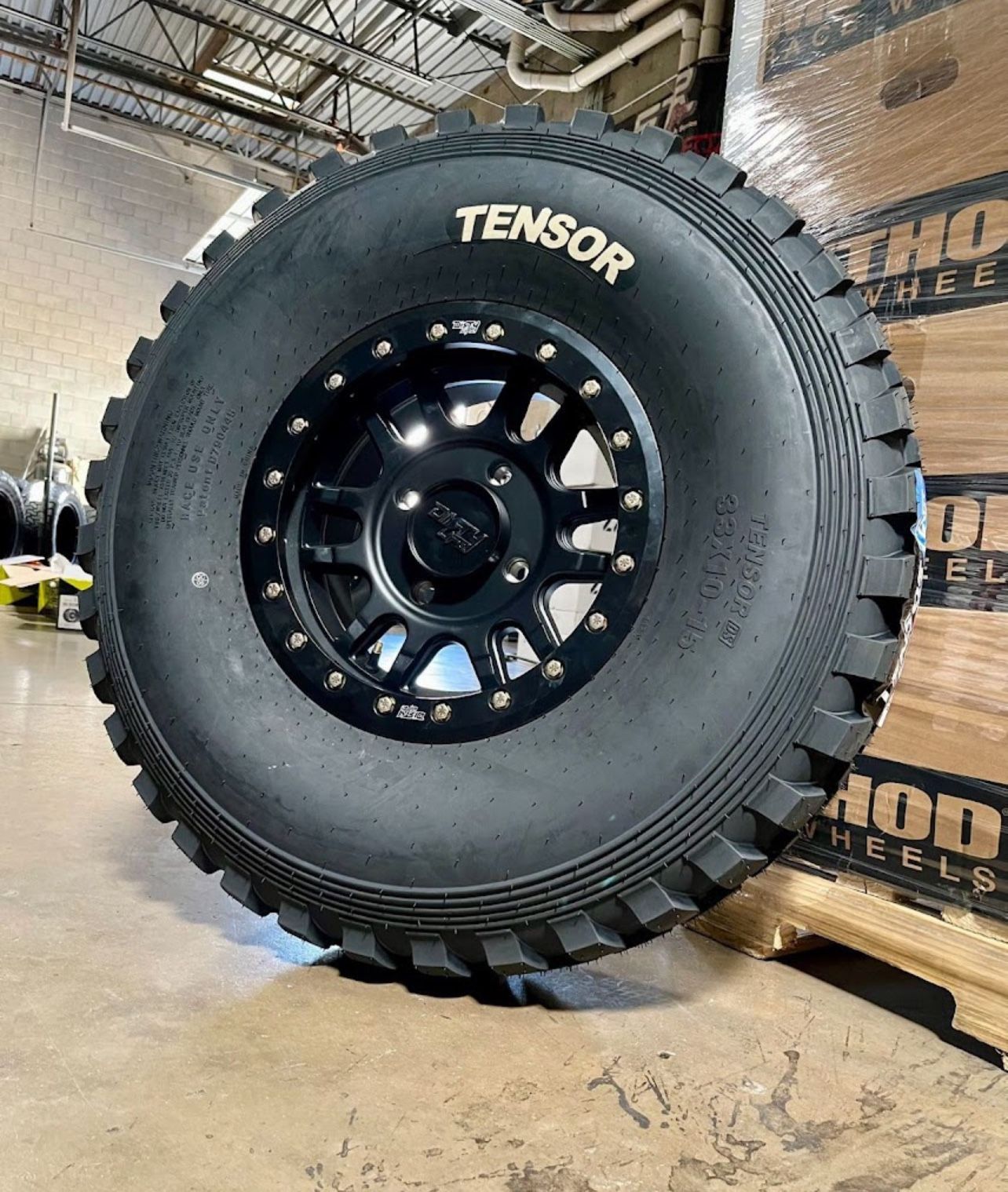 Drtylife 15x7 5x114.3 Beadlock Wheels & 35x10-15 TEMSOR DS TIRES FOR: RZR PRO S & Pro R Expedition Ranger Xd UTV SXS