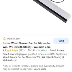 Looling For Wii Sensor Bar