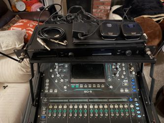 Shure SLX-D system that includes 2 bodypacks transmitters