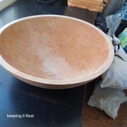 Handmade 14" Wooden Bowl