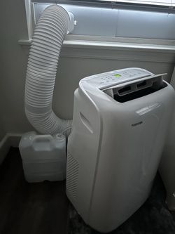 Toshiba® 10,000-BTU (7,000-BTU DOE) 115V Wi-Fi Portable Air Conditioner