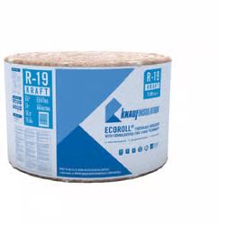 Knauf Ecoroll R-19 23 Inch Wide unfaced Fiberglass Insulation Roll 6-1/4" X 23" X 39.2' 75.06 SF.