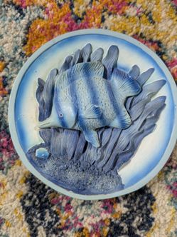 Pottery Fish Plate 