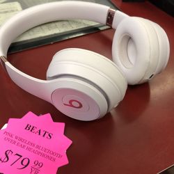 1003 Beats SOLO4  Pink Wireless Bluetooth Headphone’s 530823