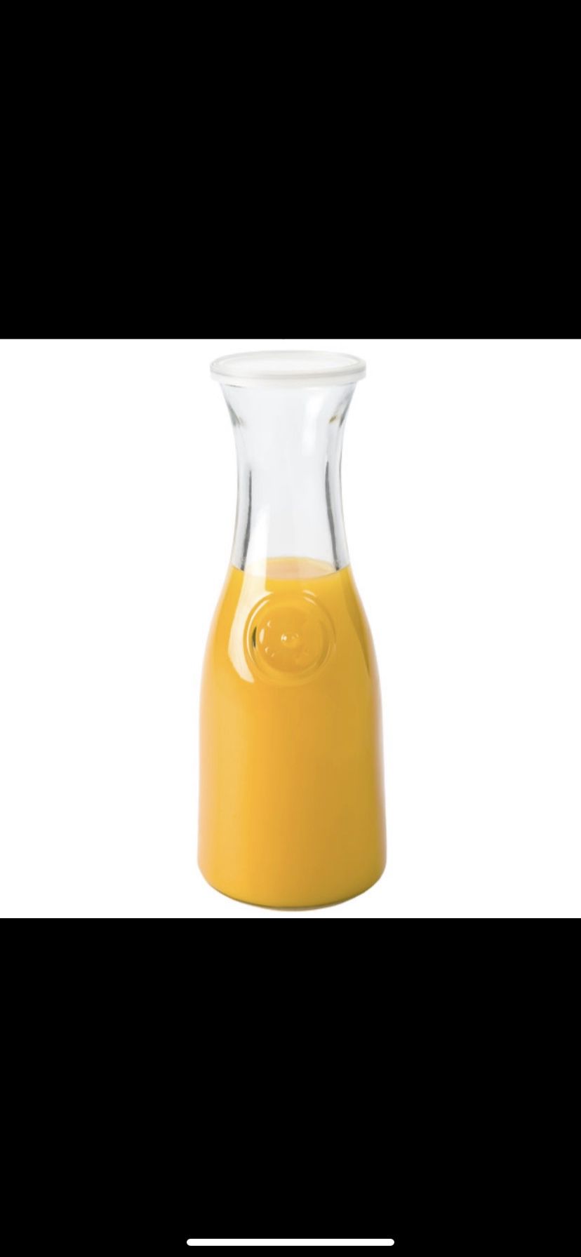 Glass Carafe With Lid