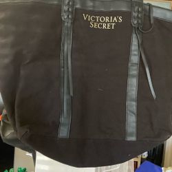 Victoria Secret Tote Bag. Black