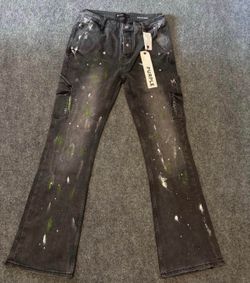 Purple jeans