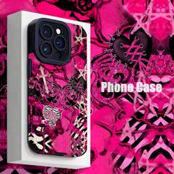 Y2K Pink & Black iPhone 13 Case