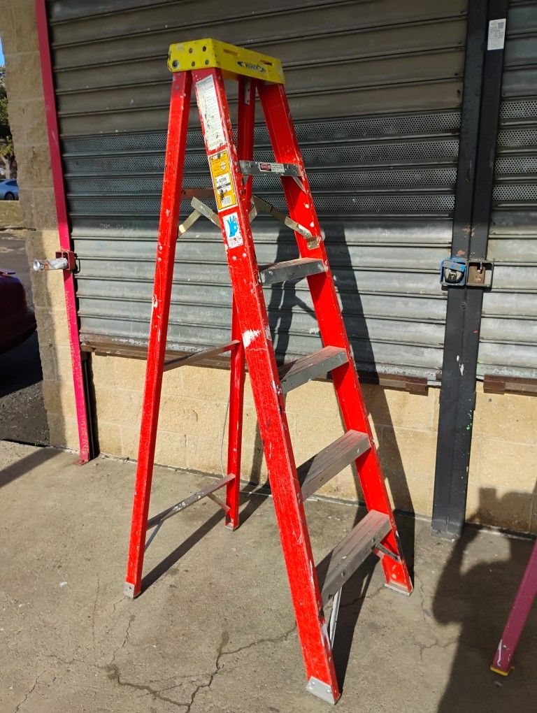 6 ft Werner ladder 300 cap