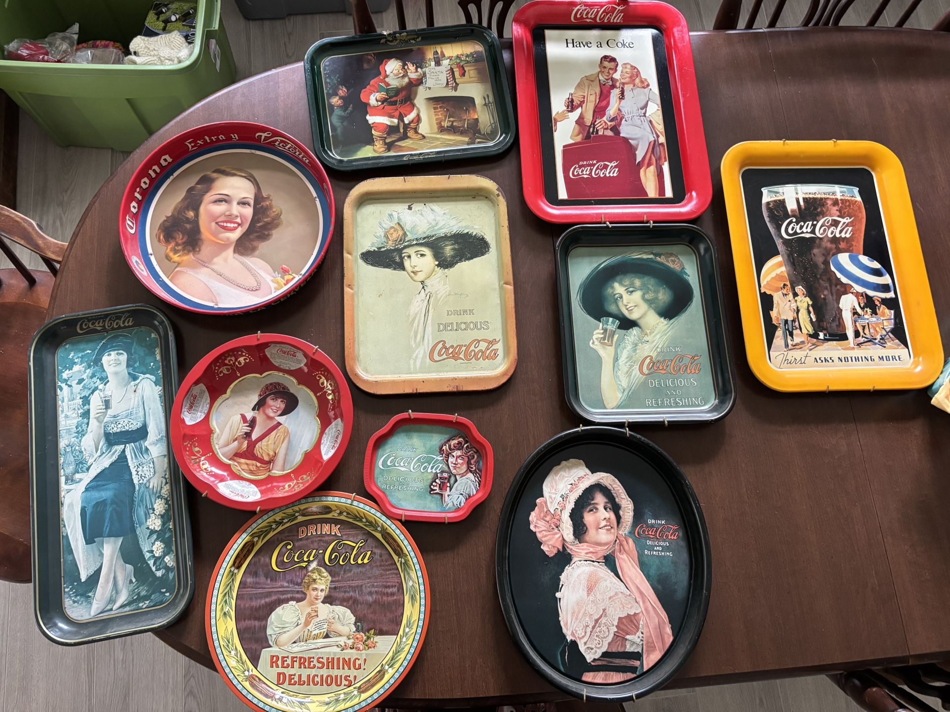 Vintage Coca-cola Serving Tins