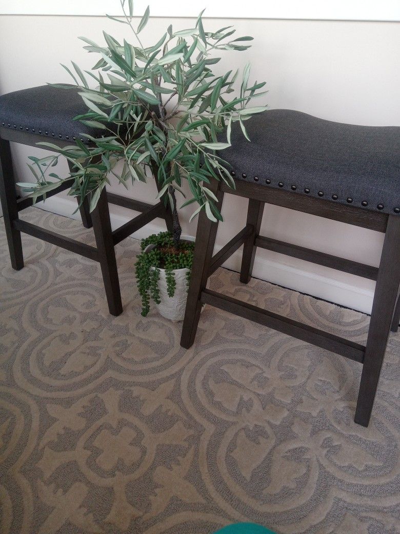 2 For $30. New 24" High Counter Stools
