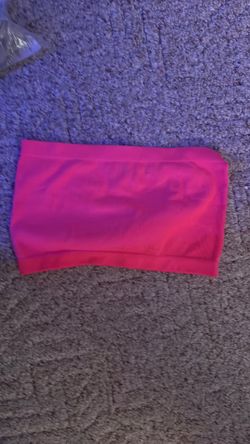 Pink tube tops