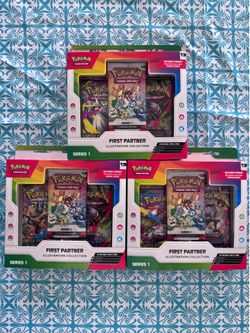 Pokémon First Partner Illustration Collection Series 1 (Sealed/New)(ONLY 2 AVAILABLE)