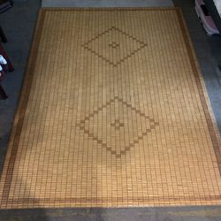 Antique Handmade Baboo Rug
