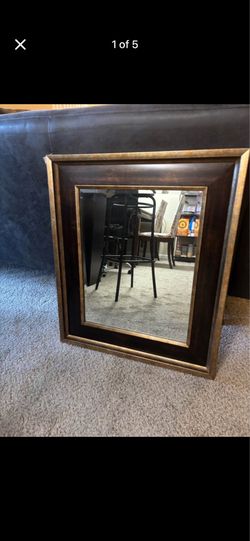 Vintage Gold Trim Mirror