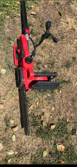 CRAFTSMAN 10-in Corded Electric Chainsaw can be used on the Pole or removed and used only as a chainsaw
