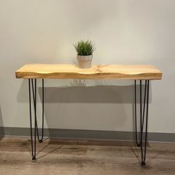 Solid Wood Console Entryway Table 