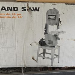 Ridgid Vertical Band Saw 14"- brand new