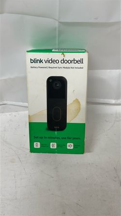 Blink Video Doorbell Battery Powered#53282