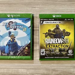 Xbox One Game Bundle Risk of Rain 2 Rainbow Six Extraction New Sealed