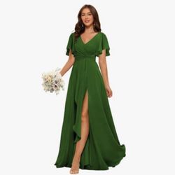 Emerald green Formal Dress