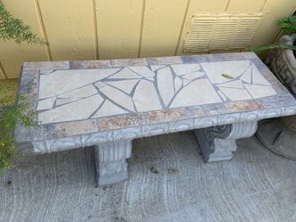 Bancas De Concreto. Concrete Benches