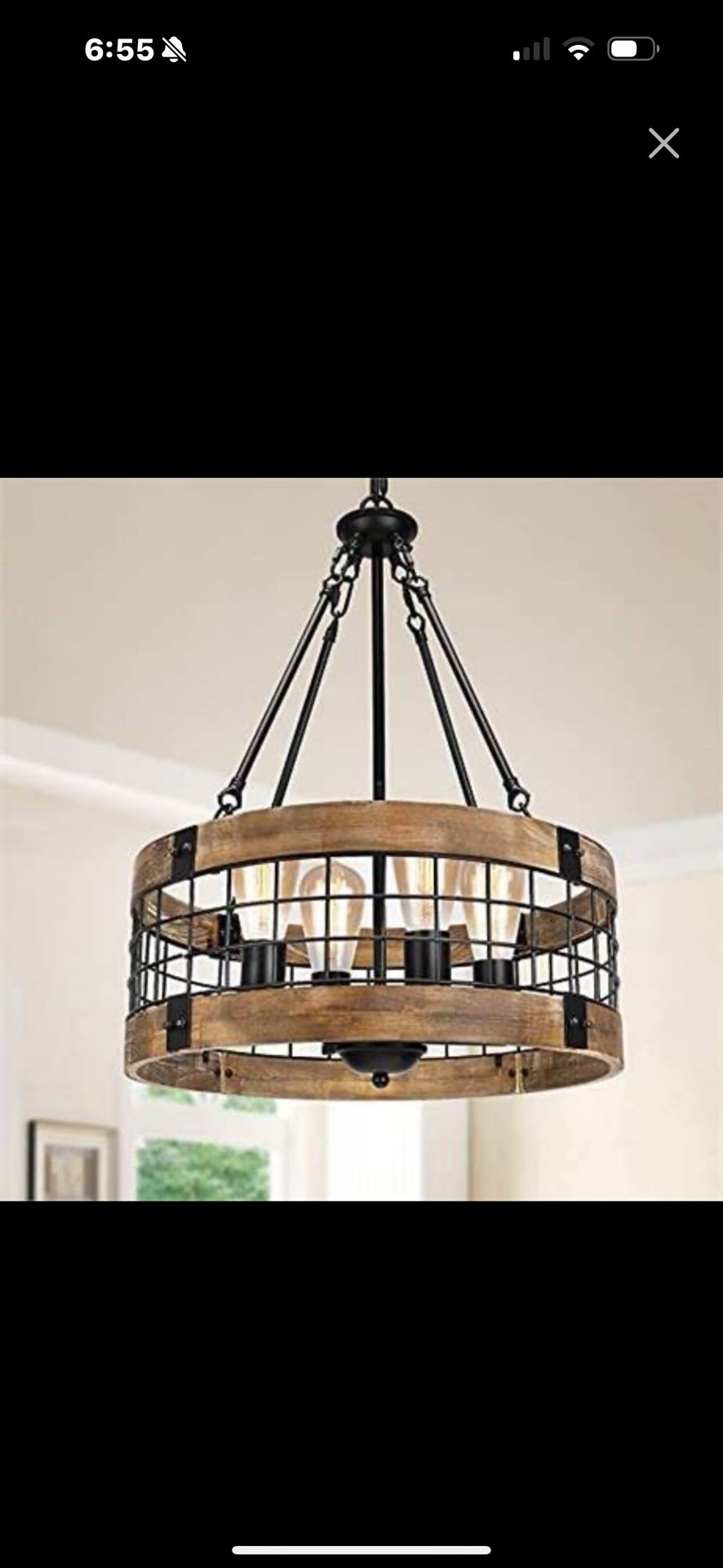 🚨 4 Rustic Farm House Chandelier