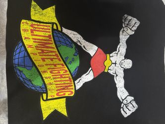 UFC Old School Hoody Sz L Ultimate Fighting Championship 