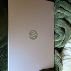 Pink HP laptop