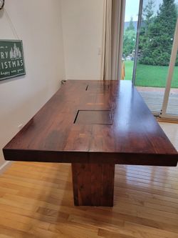 Arhaus Tao Acacia Wood Table