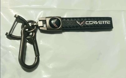 1pc blk Corvette Keychain