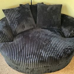 59” Memory Foam Chaise Lounge Chair 