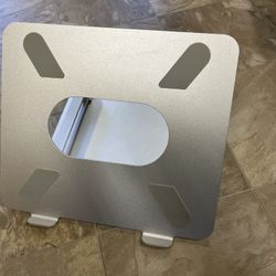 Silver Laptop Holder