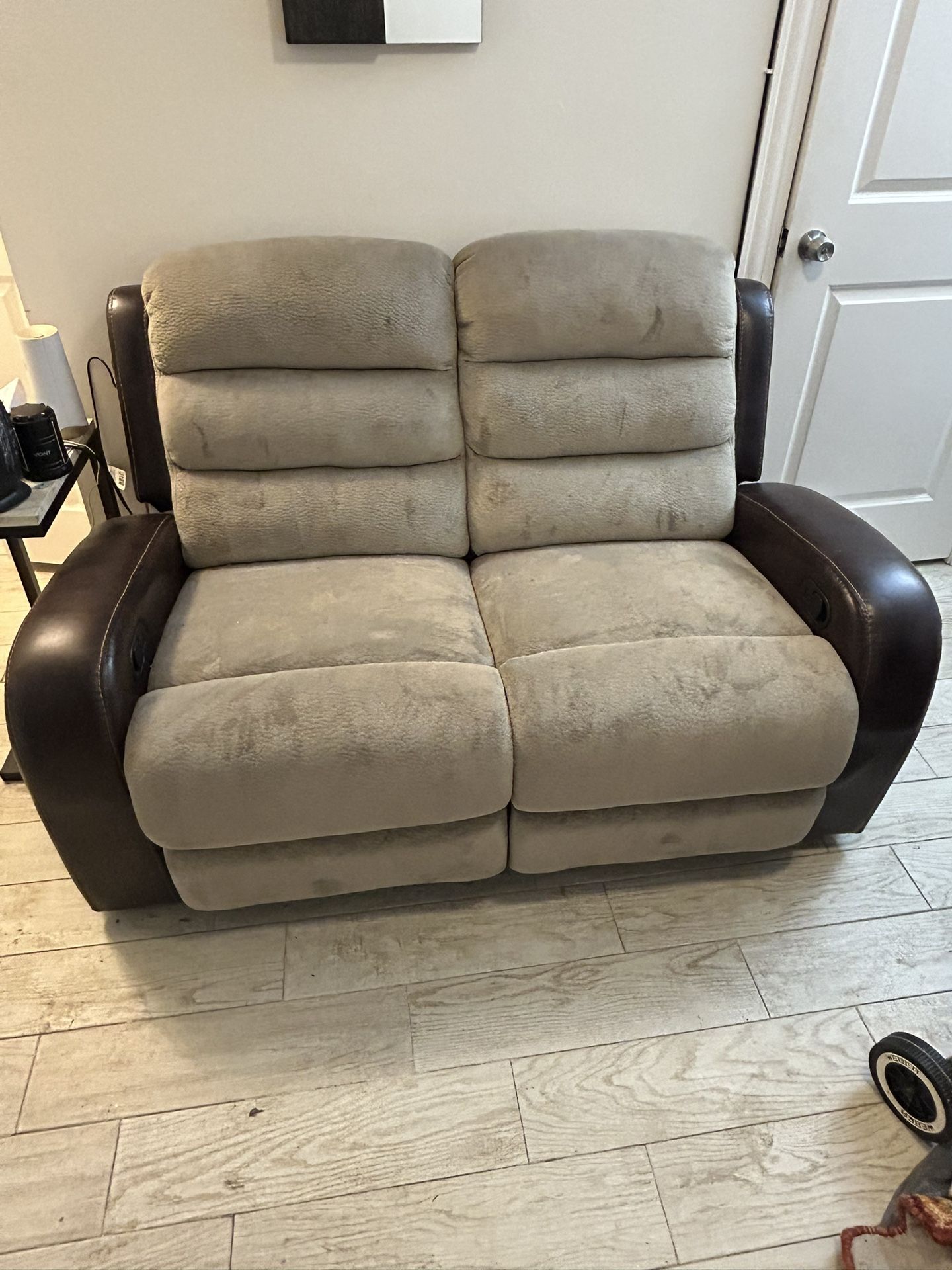 Loveseat and Matching Recliner Chair