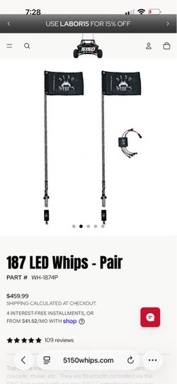 5150 whips sxs utv