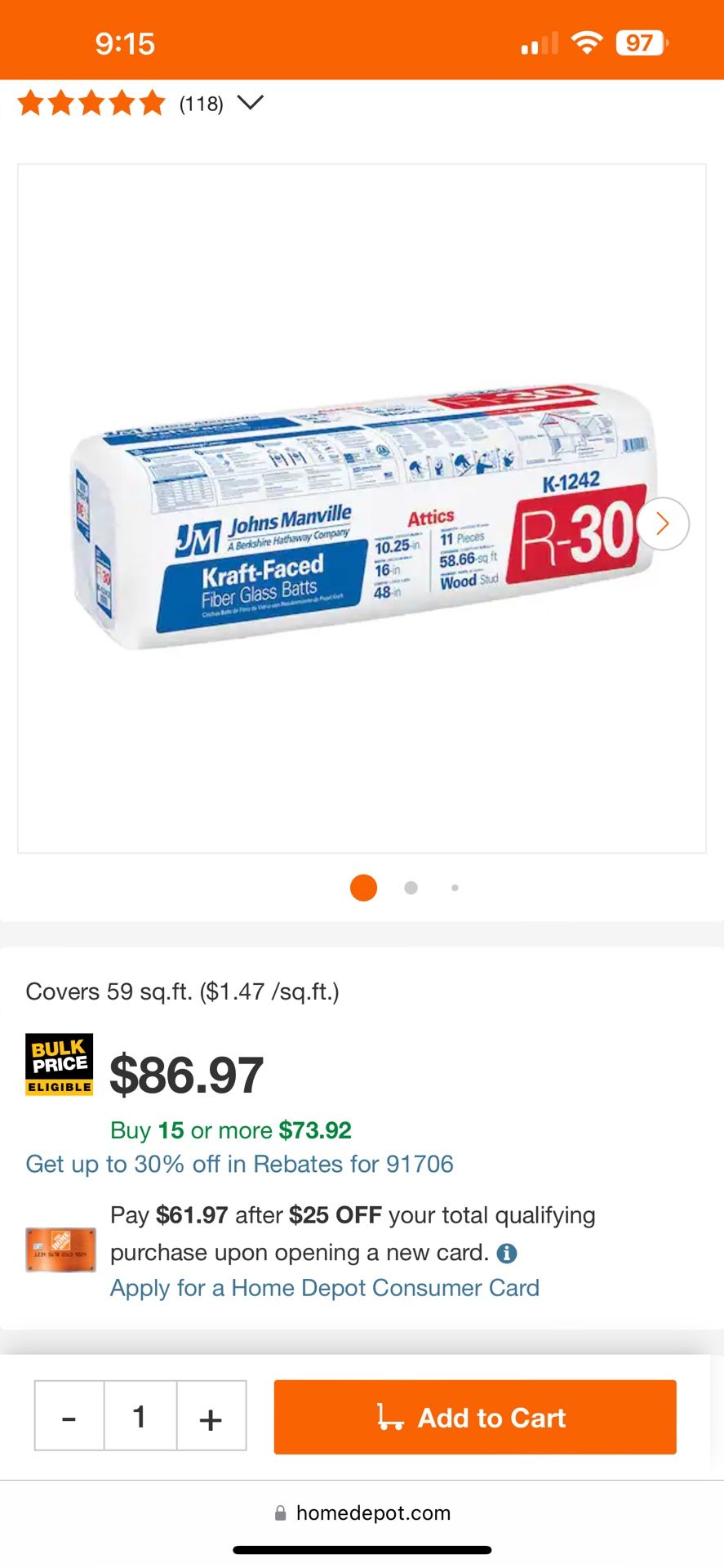R30 Insulation