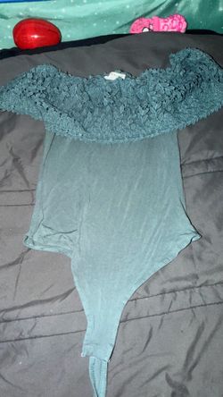 Bluegreen body suit