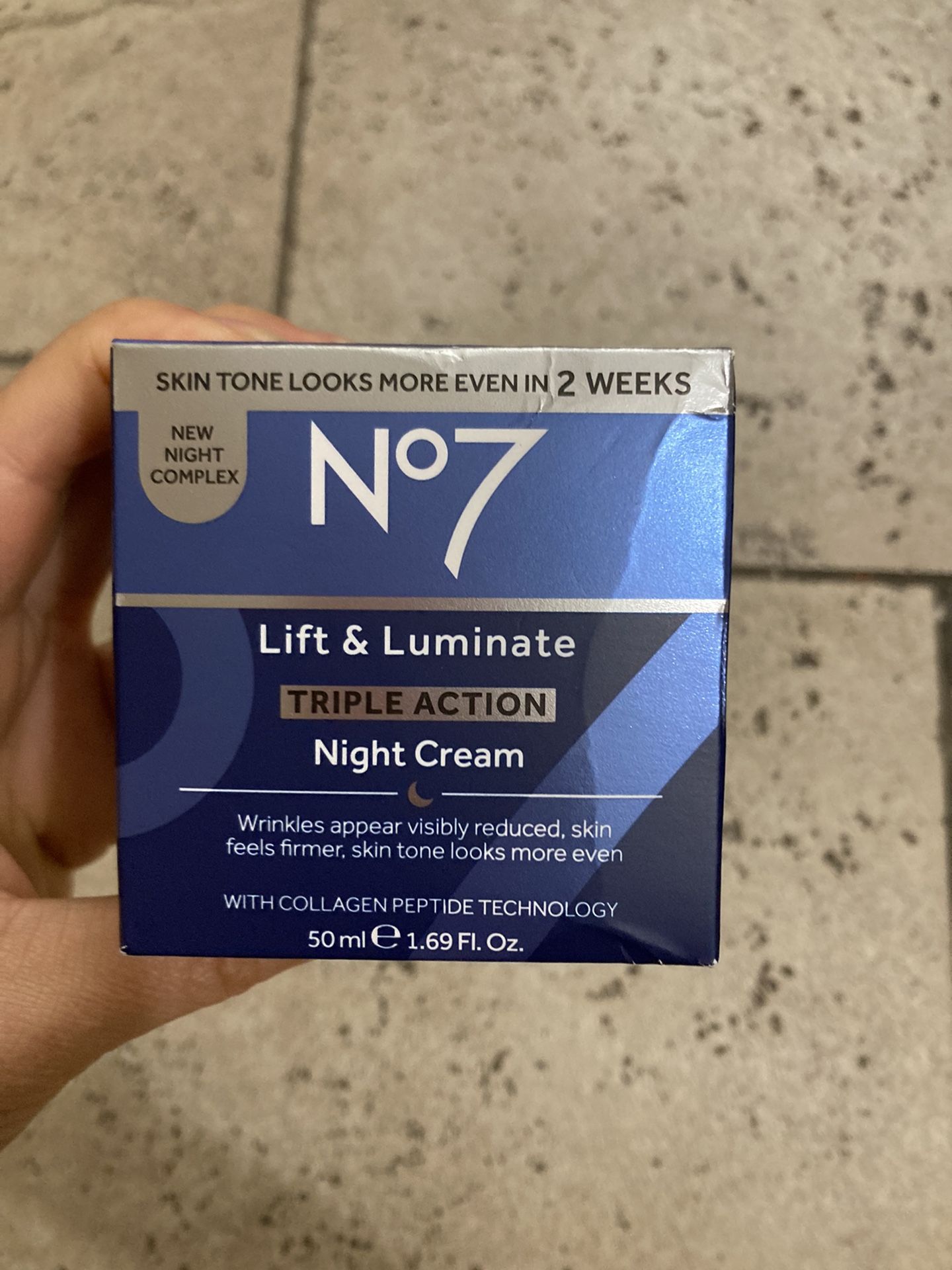 NWT No7 Lift & Luminate Triple Action Night Cream