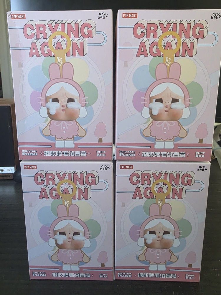 NEW Popmart Crying Again Crybaby