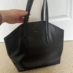 Matt & Nat Black Leather Bag