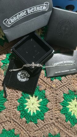 Chrome Hearts Filigree Cross Adjustable Bracelet