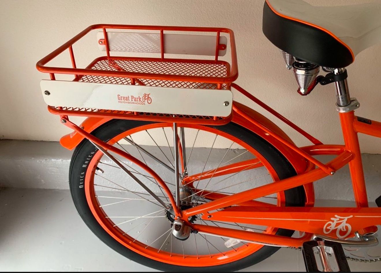 New Felt Orange Bicycle Great Park Neighborhoods Bike Beach