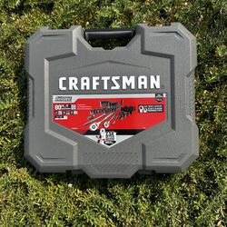 CRAFTSMAN OVERDRIVE 80-Piece Gunmetal SAE/Metric Socket Set, with hard case. BRAND NEW