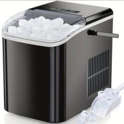 NEW 26lbs Portable Countertop Ice Maker Machine - 9 Ice Cubes Ready in 6 Mins