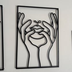 Decorative Art Bundle – 4 Silhouette Pictures + Custom Painting – $20