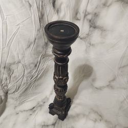 Tall Wooden Candle Holder