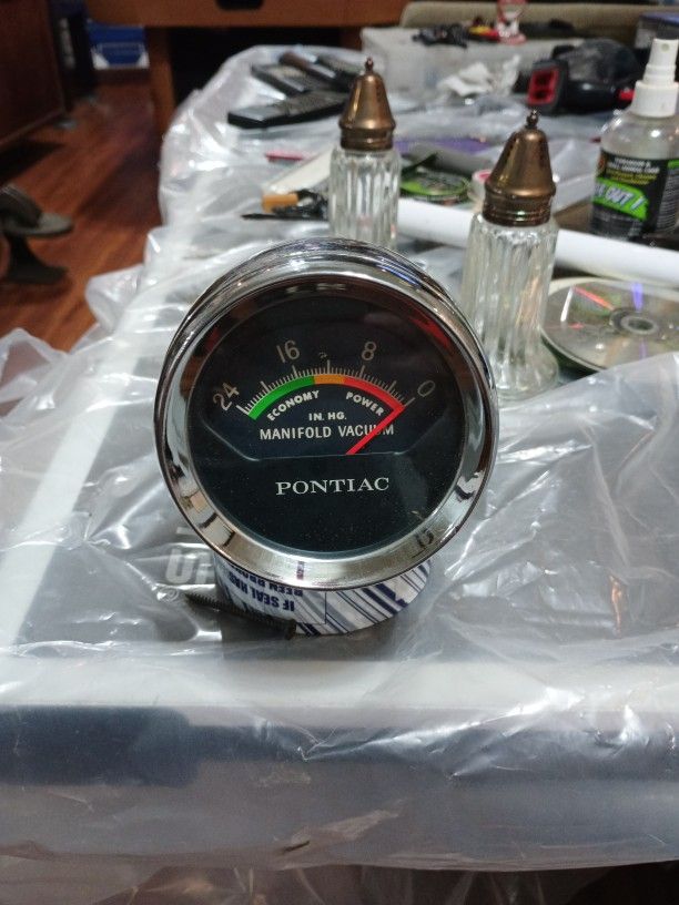  Original Vacuum Gauge 1964 To 1967 LeMans GTO And Firebird