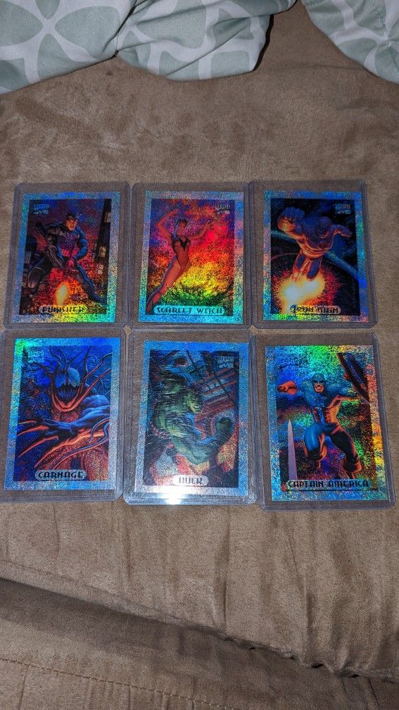 1994 Marvel Masterpiece Holofoil Cards