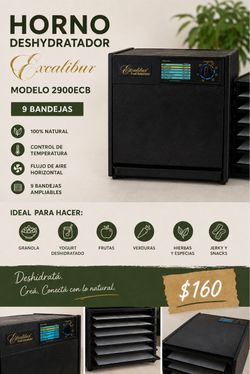 Food dehydrator excalibur